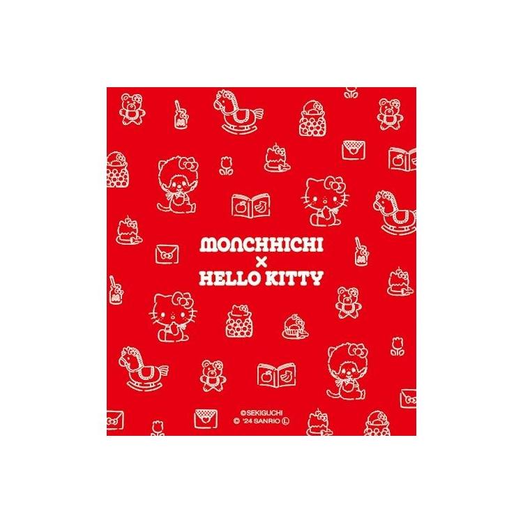 Furukawashiko Square Memo Pad x Monchhichi and Sanrio Hello Kitty 50th Anniversary [LM288] - Standard B